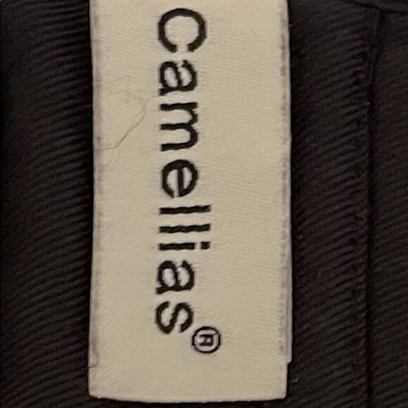 CAMELLIAS corcet black satin 26 steel bones - Picture 7 of 16